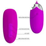 Вибромассажер + вакуумный стимулятор Pretty Love Orthus фуксия