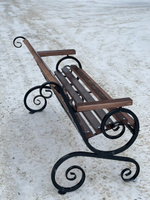 Скамейка "Лоза с подлокотником" 1.5 метра