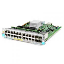 Aruba 20-port 10/100/1000BASE-T PoE+ / 4-port 1G/10GbE SFP+ MACsec v3 zl2 Module