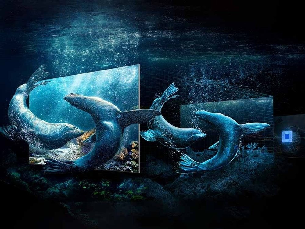 Телевизор Samsung QE98QN90DAU, Neo Qled 4K ,черненое серебро (2024),ЕАС