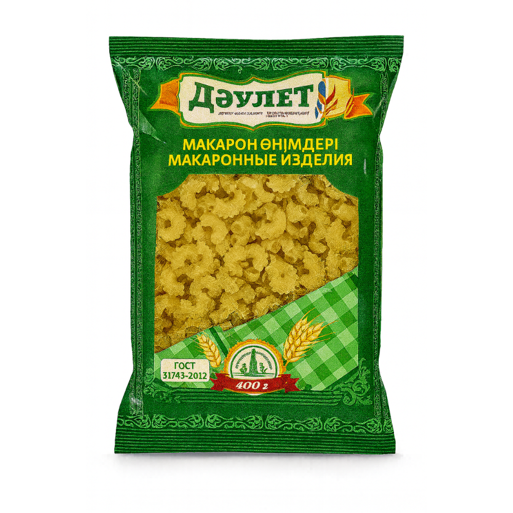 Макароны Daulet Гребешок 400 гр