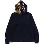 A Bathing Ape Bathing Ape Shark Pattern Hooded Zip Up Свитшот