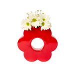 Ваза для цветов daisy, 20 см, красная