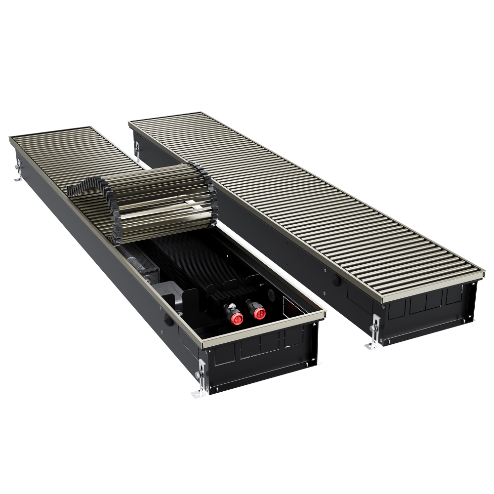 Конвектор внутрипольный Royal Thermo ATRIUM TURBO-110/250/2700-DG-U-LB