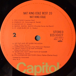 Nat King Cole ‎– Best 20 (Япония 1975г.) Т