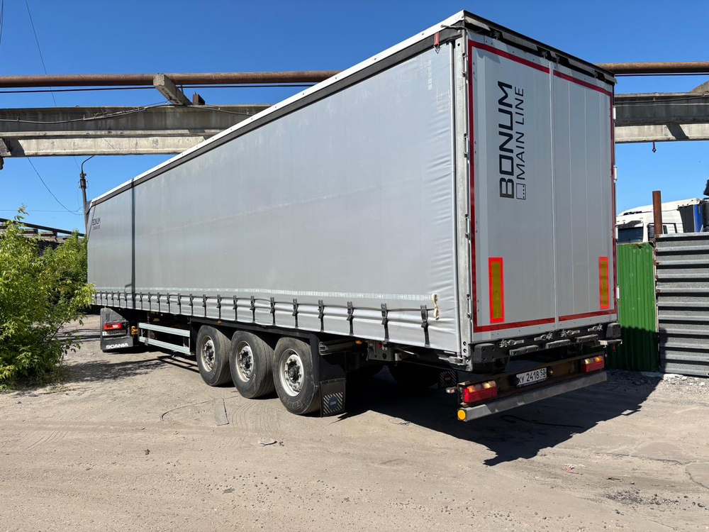 BONUM 9142* Полуприцеп шторный 914296-04 (длина 13,62 м., 38 000 кг)