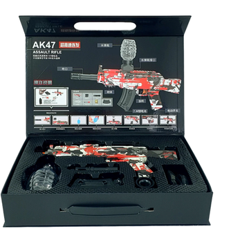 Гидрогелевый орбибольный "Автомат АК47 " , стреляющий водными пулями