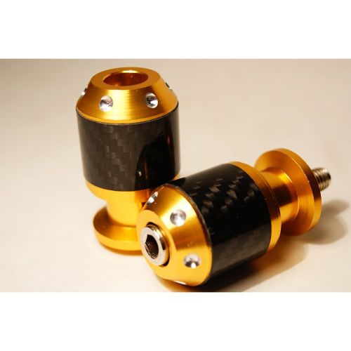 Слайдеры на маятник мотоцикла с карбоновыми вставками, 30х55 мм