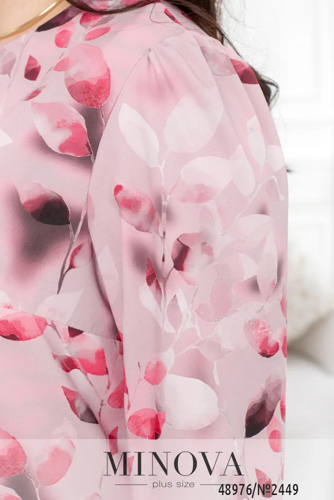 Платье 2449-фреза-сиреневый Minova