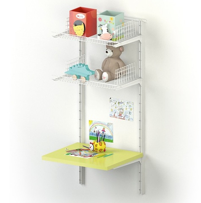 Система хранения VALENCIA, металлик серебристый (серый).