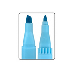 Маркер текстовыделитель, двусторонний, Basir, квадратный корпус, 6 цветов