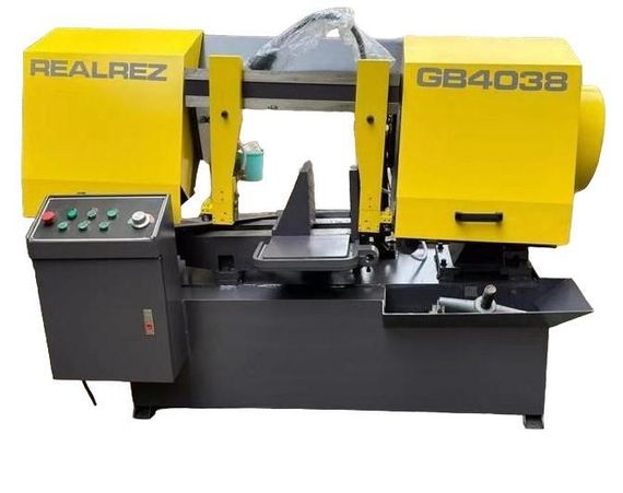 Станок ленточнопильный полуавтоматический REALREZ GB4038