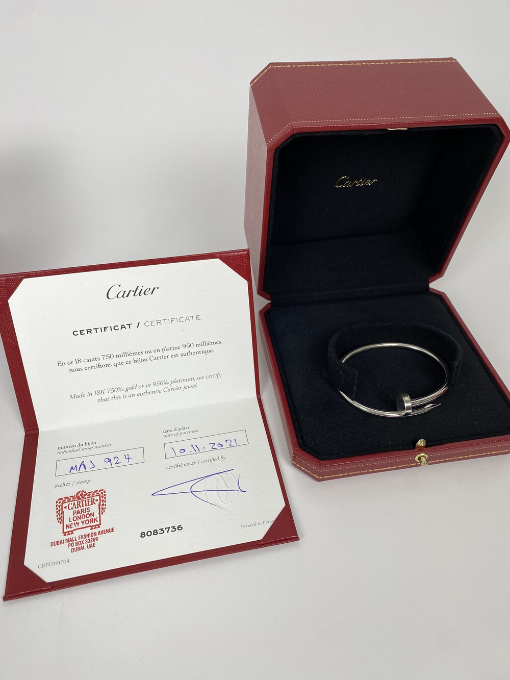 Браслет Cartier Just un Clou