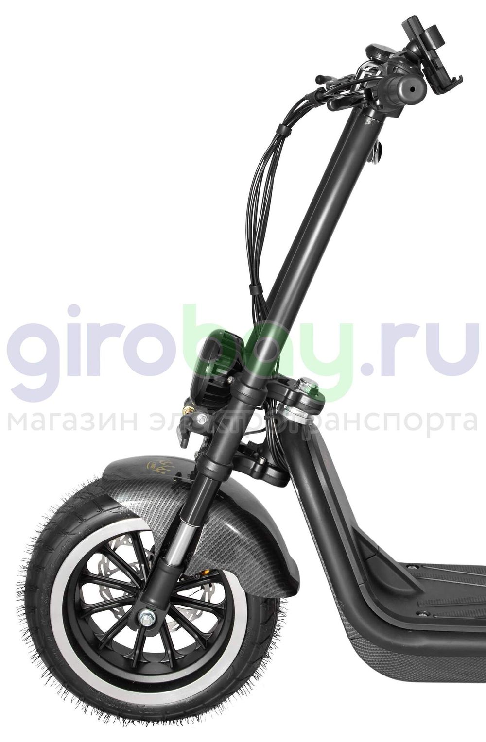 Электроскутер IKINGI X2 PRO (48V/21Ah) - Карбон фото №11