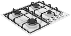 Газовая варочная панель Hotpoint HGMT 642 WH