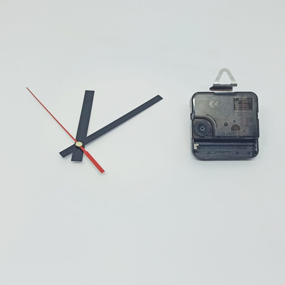 `Часовой механизм, шток 12 мм, со стрелками №21
