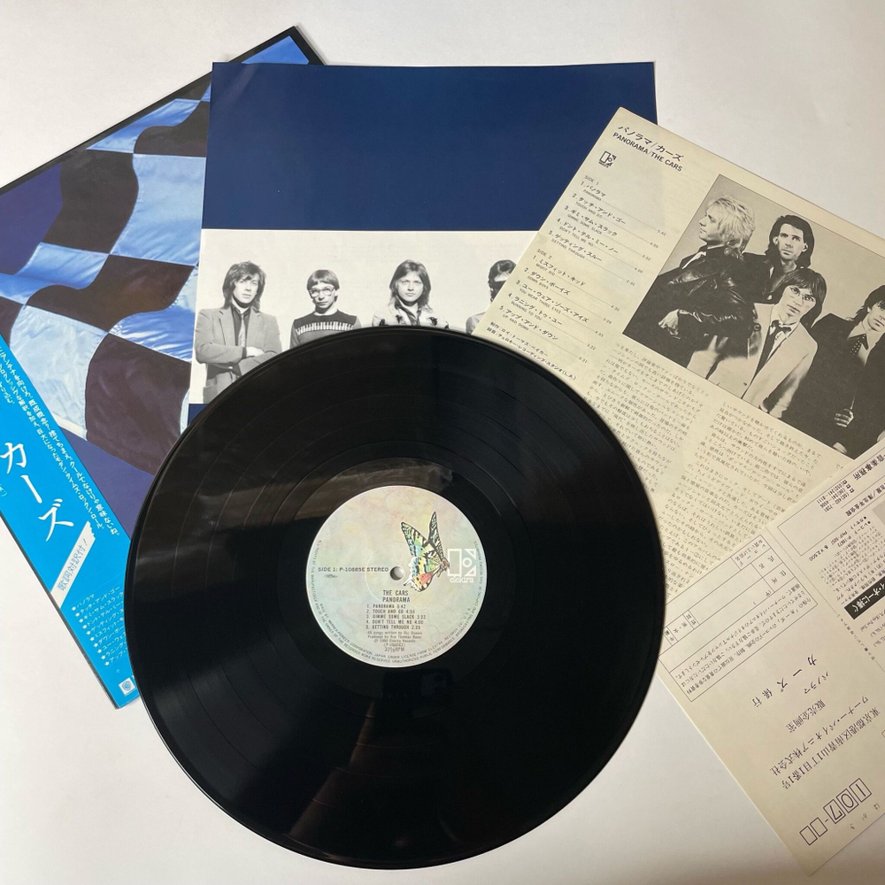 Винтажная виниловая пластинка LP The Cars Panorama (Japan 1980) (Obi) Gimme Some Slack