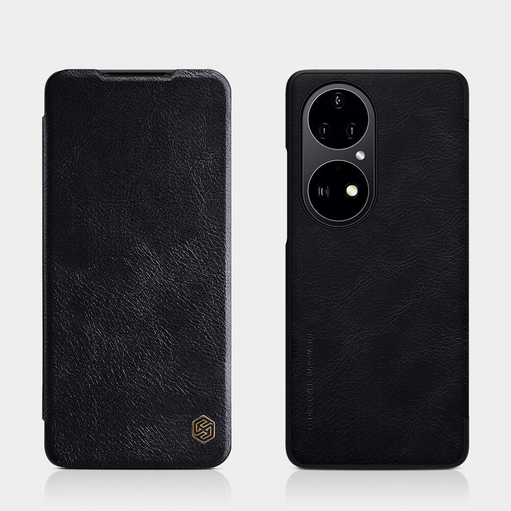 Кожаный чехол-книжка Nillkin Leather Qin для Huawei P50 Pro