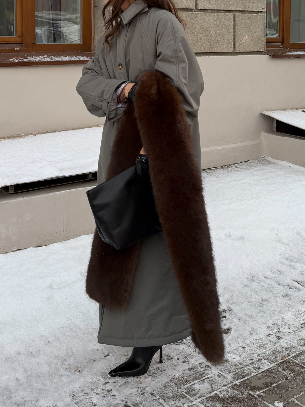 Шарф SHARF BIRDY | Коричневый