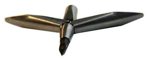 Наконечник Sargan Жерех четырехгранный 2 лепестка со скручивающейся насадкой