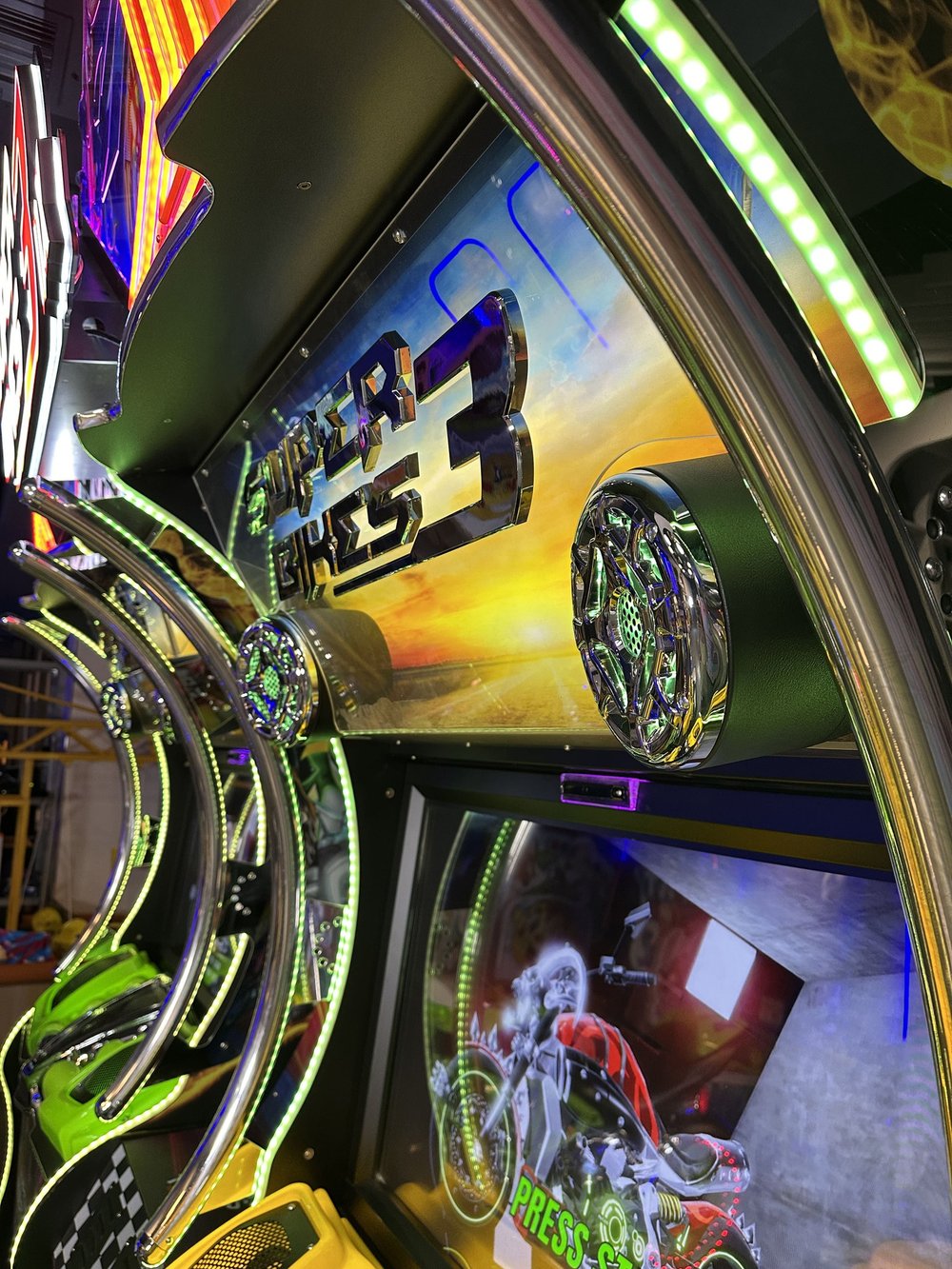 Двойная мото гонка «Super bikes 3»