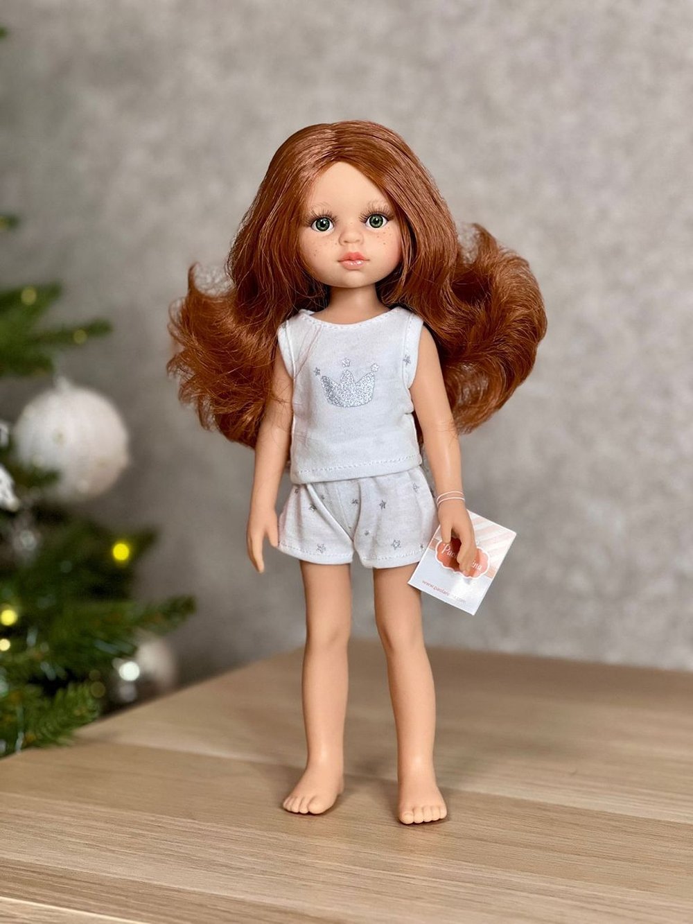 Кукла для девочки Paola Reina 32см Кристи в пижаме виниловая