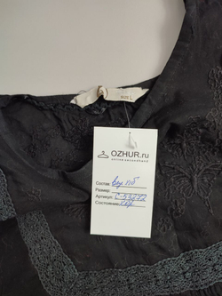 Блузка с вышивкой 48 размер