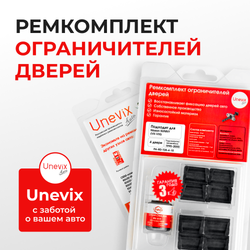 Ремкомплект ограничителей дверей Nissan SUNNY (VII-VIII) B14; N14; Y10 (4 двери, тип 28) 1990-2000