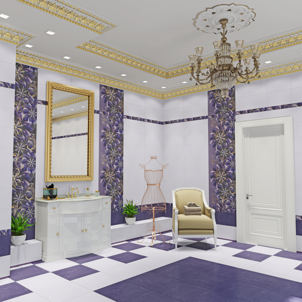 Gracia violet wall 02 250х600 (1-й сорт)