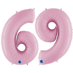 Шар фольгированный Цифра 9 101 см (Розовый)