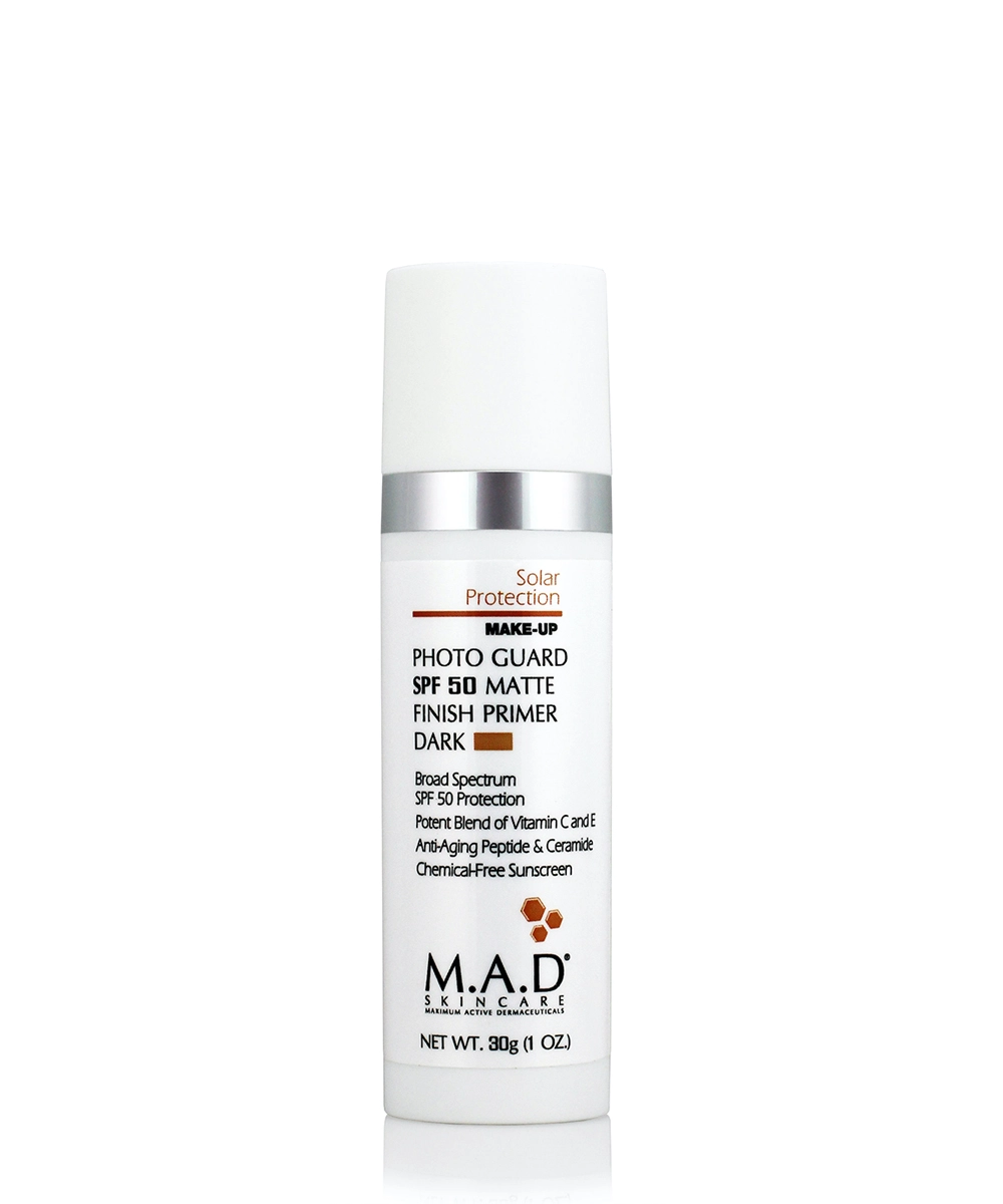 M.A.D Photo Guard SPF 50 Matte Finish Primer — Dark | Матирующий крем-праймер с защитой SPF 50 Dark, 30 гр