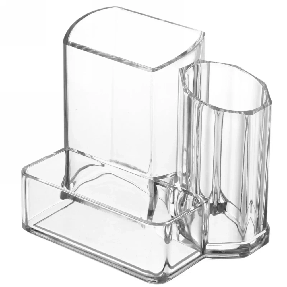 Органайзер для хранения «ФАНТЭНЕГРО», прозрачный, 3 отделения, 13*9,5*11см