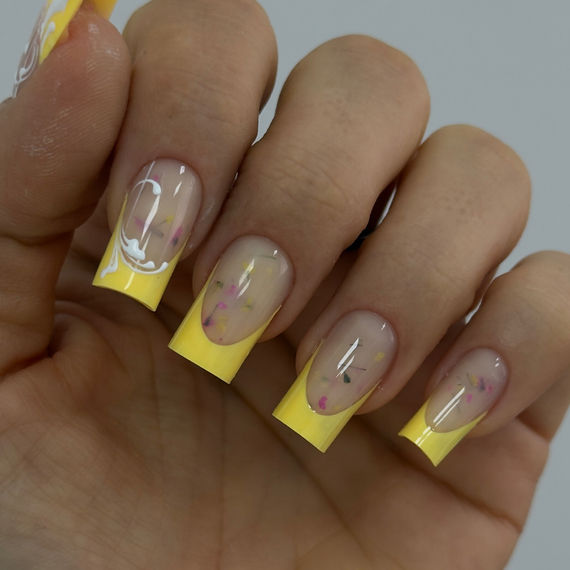 Жидкий полигель с сухоцветами Crazy lak 053 10мл (для укрепления, ремонта, донаращивания)