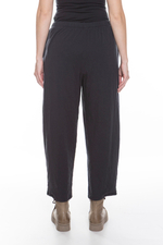 СВОБОДНЫЕ БРЮКИ ИЗ СЕРОГО ВОЛНИСТОГО ХЛОПКА