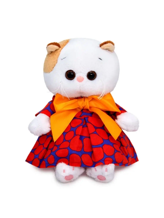 Мягкая игрушка Кошечка Ли Ли в платье с бантом 20 см