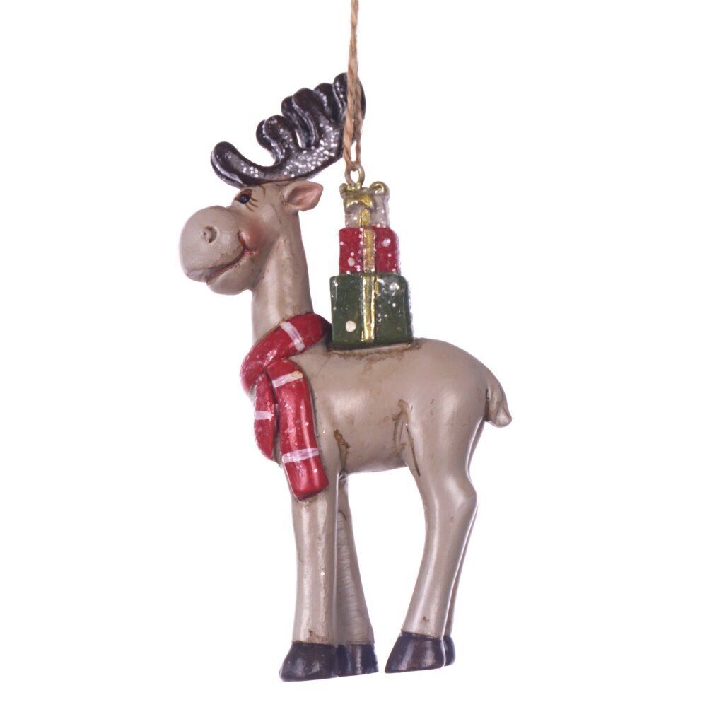 GAEM Фигурка декоративная подвесная "Олень", L5,5 W2,5 H11 см, 2в.