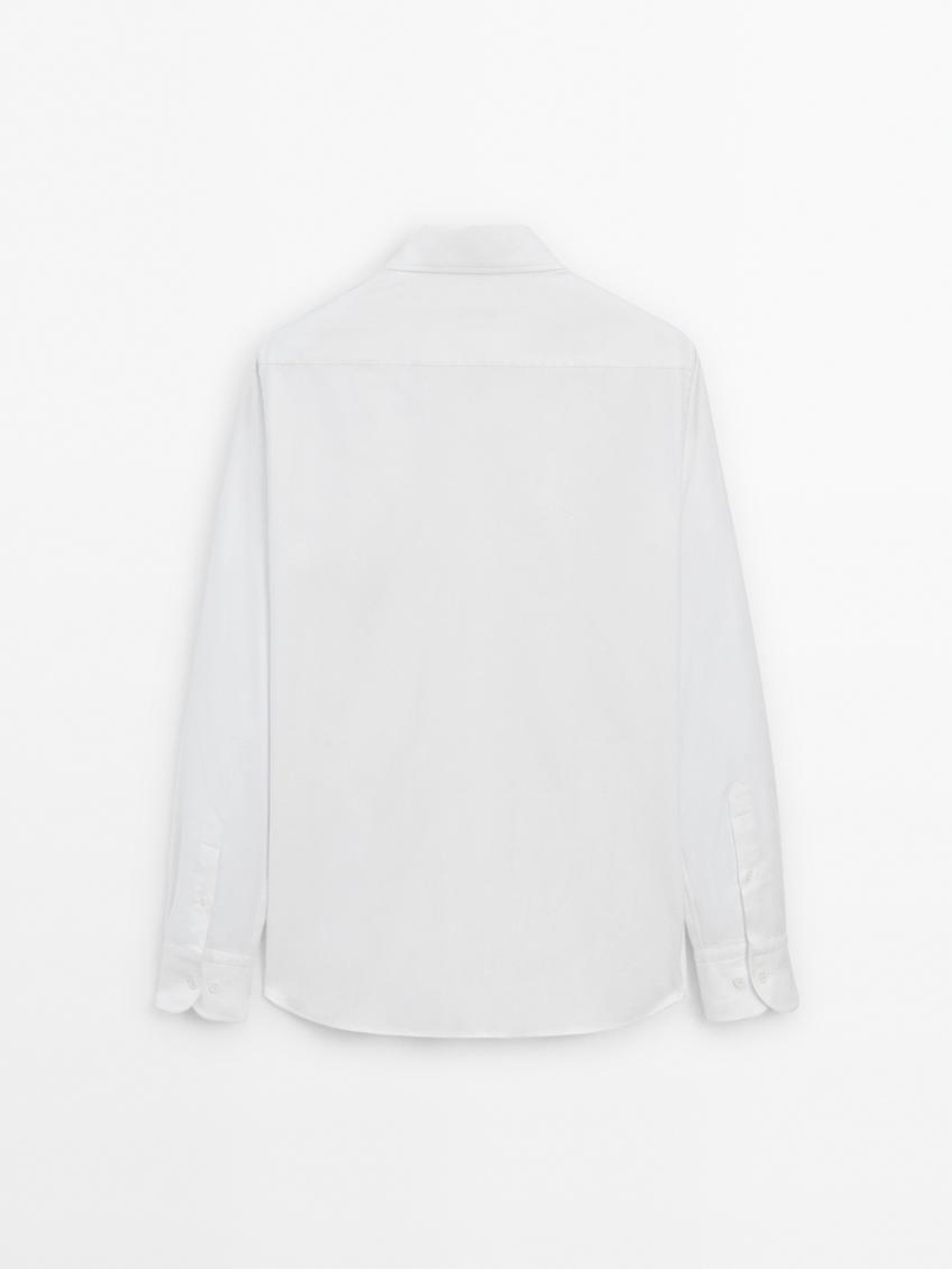 Massimo Dutti Рубашка из 100% хлопка, белый