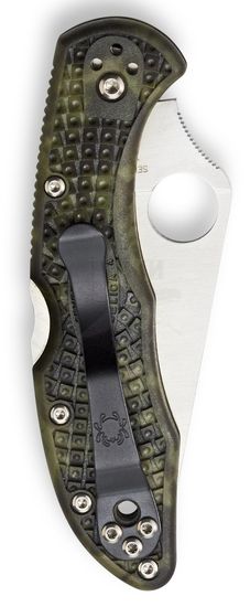 Складной нож Spyderco Delica 4 C11ZFPGR c клинком из стали VG-10, рукоять FRN