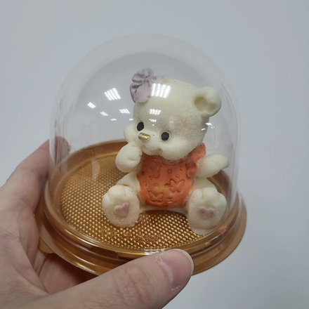 Фигурка из шоко глазури Мишка в комбинезоне №2