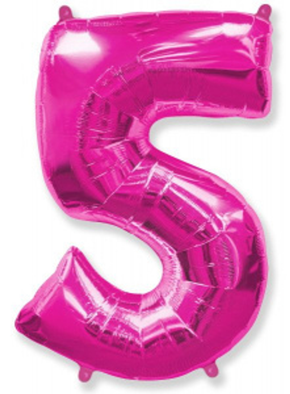 Цифра "5" фуксия