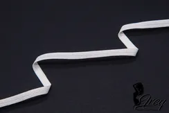 004 К-195/6 Тесьма эластичная Lauma 6 мм, айвори 004