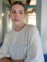 Футболка оверсайз женская белый NO STRESS