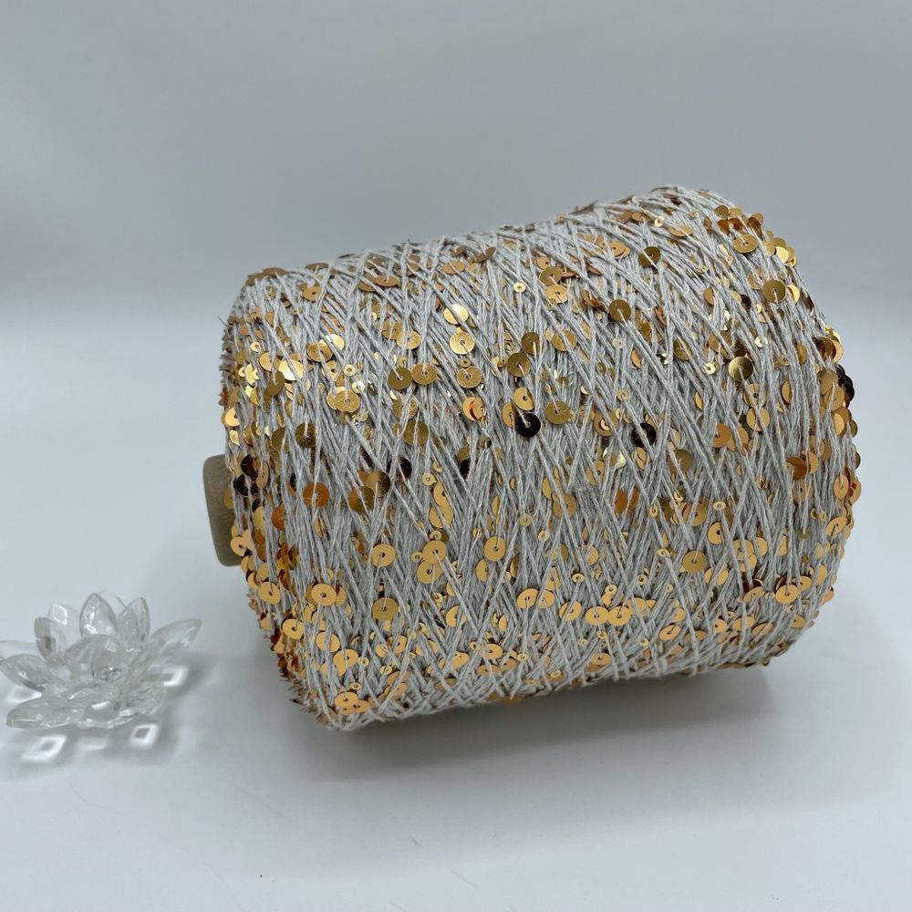 Пайетки FILATI ITALIANA 98% хлопок 2% пайетки