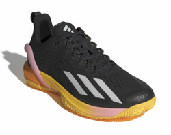 Мужские кроссовки теннисные Adidas Adizero Cybersonic M Clay - black/orange/pink