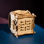 Деревянный Квестбокс "Наутилус" от IDventure - головоломка, сборная модель, 3D пазл, коробочка с секретом