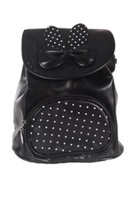 Рюкзак детский "Бантики-горошки", см, 1 отд+1 карман, 6 цветов микс