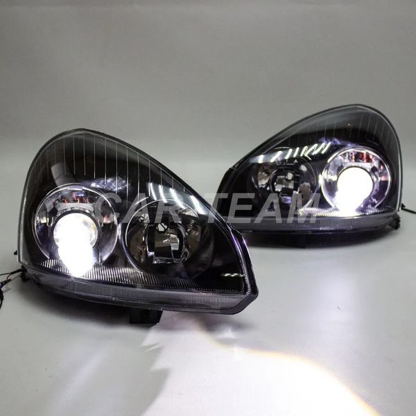 Фары Лада Приора передние с 2-мя Bi LED модулями, черная маска