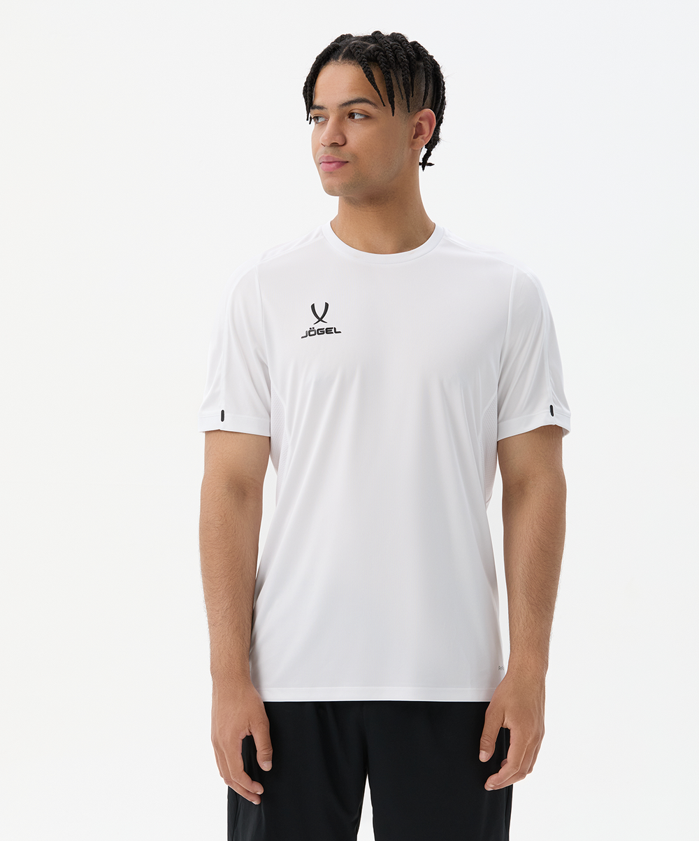 Футболка тренировочная JÖGEL PREMIER PerFormDRY Training Poly Tee, белый