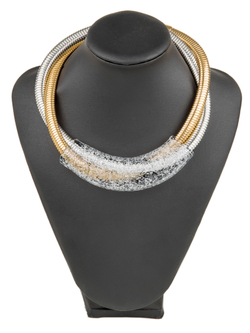 Колье Kristi Ice 2 Gold&Platina