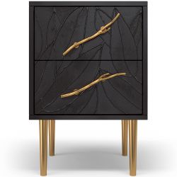 Тумба Арт Колор leaves Стайл Голд Терпкий коричневый